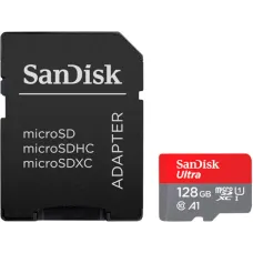 Карта памяти SanDisk 128 GB microSDXC UHS-I U1 A1 Class 10 Ultra (SDSQUAB-128G-GN6IA)