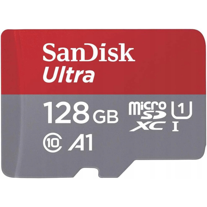 Карта пам'яті SanDisk 128 GB microSDXC UHS-I U1 A1 Class 10 Ultra (SDSQUAB-128G-GN6IA)