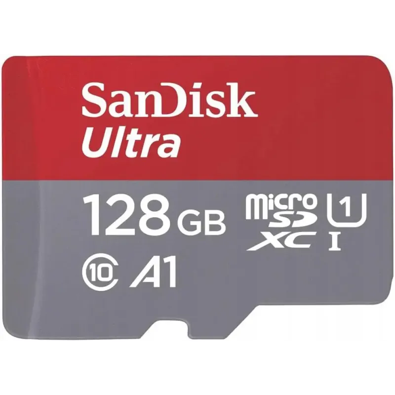 Карта пам'яті SanDisk 128 GB microSDXC UHS-I U1 A1 Class 10 Ultra (SDSQUAB-128G-GN6IA)
