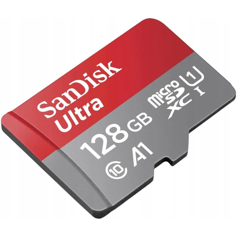 Карта пам'яті SanDisk 128 GB microSDXC UHS-I U1 A1 Class 10 Ultra (SDSQUAB-128G-GN6IA)