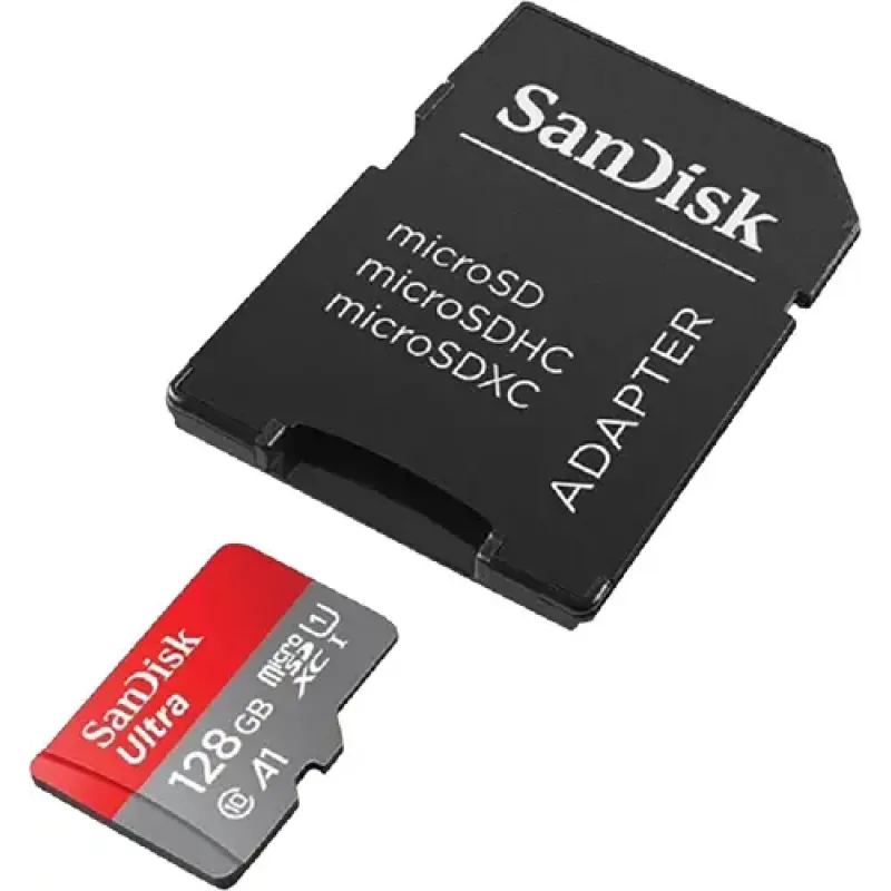 Карта пам'яті SanDisk 128 GB microSDXC UHS-I U1 A1 Class 10 Ultra (SDSQUAB-128G-GN6IA)