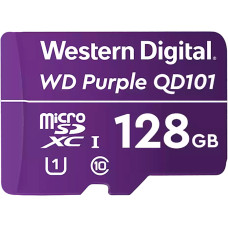 WD 128 GB microSDXC UHS-I Class 10 Purple QD101 WDD128G1P0C