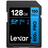 Карта памяти Lexar 128 GB SDXC High Performance 800x Pro UHS-I U3 V30 Class 10 (LSD0800P128G-BNNNG)
