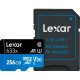 Карта памяти Lexar 256 GB microSDXC High Performance 633x UHS-I U3 V30 A1 Class 10 + SD-adapter (LSDMI256BB633A)