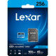 Карта памяти Lexar 256 GB microSDXC High Performance 633x UHS-I U3 V30 A1 Class 10 + SD-adapter (LSDMI256BB633A)