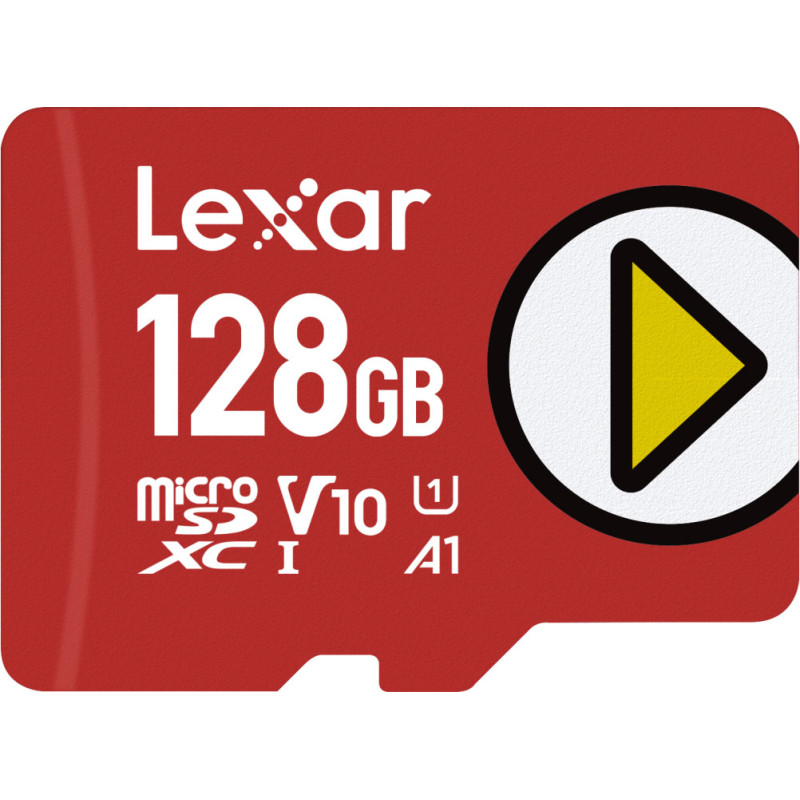 Lexar 128 GB microSDXC Play UHS-I U3 V30 A2 Class 10 (LMSPLAY128G-BNSNG)