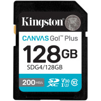 Карта пам'яті Kingston 128 GB SDXC Canvas Go! Plus UHS-I U3 V30 Class 10 (SDG4/128GB)