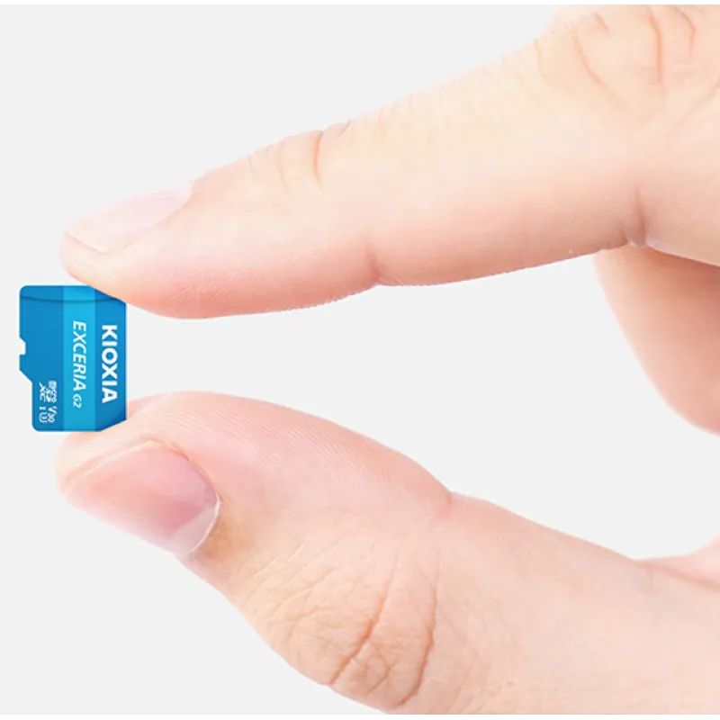 Карта пам'яті Kioxia 128 GB microSDXC Exceria G2 UHS-I U3 V30 A1 Class 10 + SD-adapter (LMEX2L128GG2)