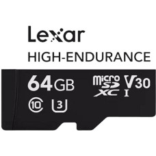Карта памяти Lexar 64 GB microSDXC High-Endurance (LMSHGED064G-BCNNG)