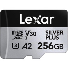 Карта памяти Lexar 256 GB microSDXC Professional Silver Plus UHS-I U3 V30 A2 Class 10 (LMSSIPL256G-BNANG)
