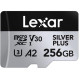 Карта памяти Lexar 256 GB microSDXC Professional Silver Plus UHS-I U3 V30 A2 Class 10 (LMSSIPL256G-BNANG)