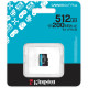Карта памяти Kingston 512 GB microSDXC Canvas Go! Plus UHS-I U3 V30 A2 Class 10 (SDCG4/512GBSP)