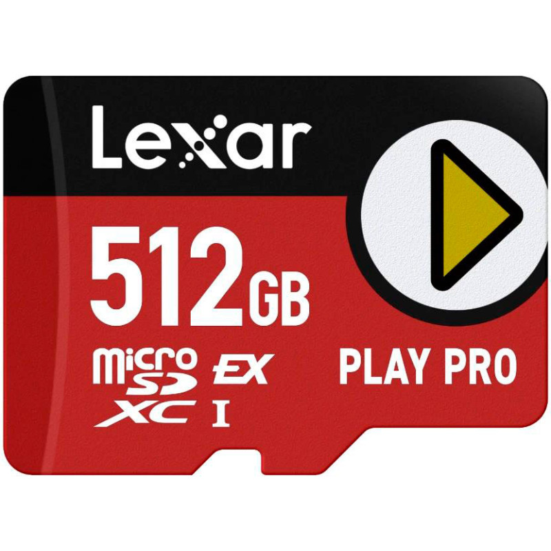 Карта памяти Lexar 512 GB microSDXC PLAY PRO Express (LMSXPS0512G-BNNNG)