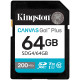 Карта пам'яті Kingston 64 GB SDXC Canvas Go! Plus UHS-I U3 V30 Class 10 (SDG4/64GB)