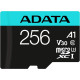 Карта памяти ADATA 256 GB microSDXC UHS-I U3 Premier Pro + SD-adapter (AUSDX256GUI3V30SA2-RA1)