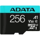 Карта памяти ADATA 256 GB microSDXC UHS-I U3 Premier Pro + SD-adapter (AUSDX256GUI3V30SA2-RA1)