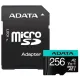 Карта памяти ADATA 256 GB microSDXC UHS-I U3 Premier Pro + SD-adapter (AUSDX256GUI3V30SA2-RA1)