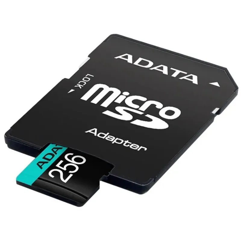 Карта памяти ADATA 256 GB microSDXC UHS-I U3 Premier Pro + SD-adapter (AUSDX256GUI3V30SA2-RA1)