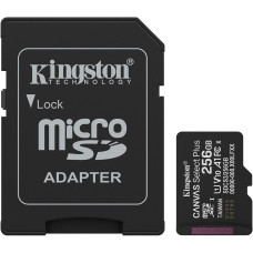 Карта памяти Kingston 256GB microSDXC Canvas Select Plus Gen3 (SDCS3/256GB)