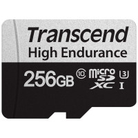 Карта памяти Transcend 256 GB microSDXC UHS-I (U3) High Endurance + SD Adapter (TS256GUSD350V)