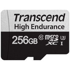 Карта пам'яті Transcend 256 GB microSDXC UHS-I (U3) High Endurance + SD Adapter (TS256GUSD350V)