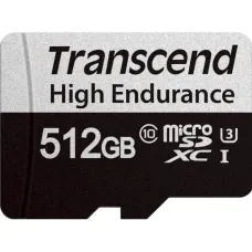 Карта памяти Transcend 512 GB microSDXC Clase 10 UHS-I (U3) + SD-adapter (TS512GUSD350V)