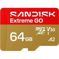 Карта памяти SanDisk 64 GB microSDXC Extreme Go (SDSQXGN-064G-GN6MN)