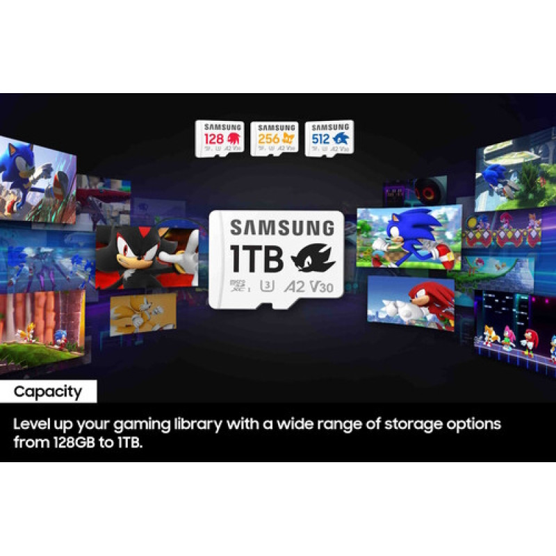 Карта пам'яті Samsung 512 GB microSDXC Pro Plus Sonic the Hedgehog (MB-MD512SA/LC1)