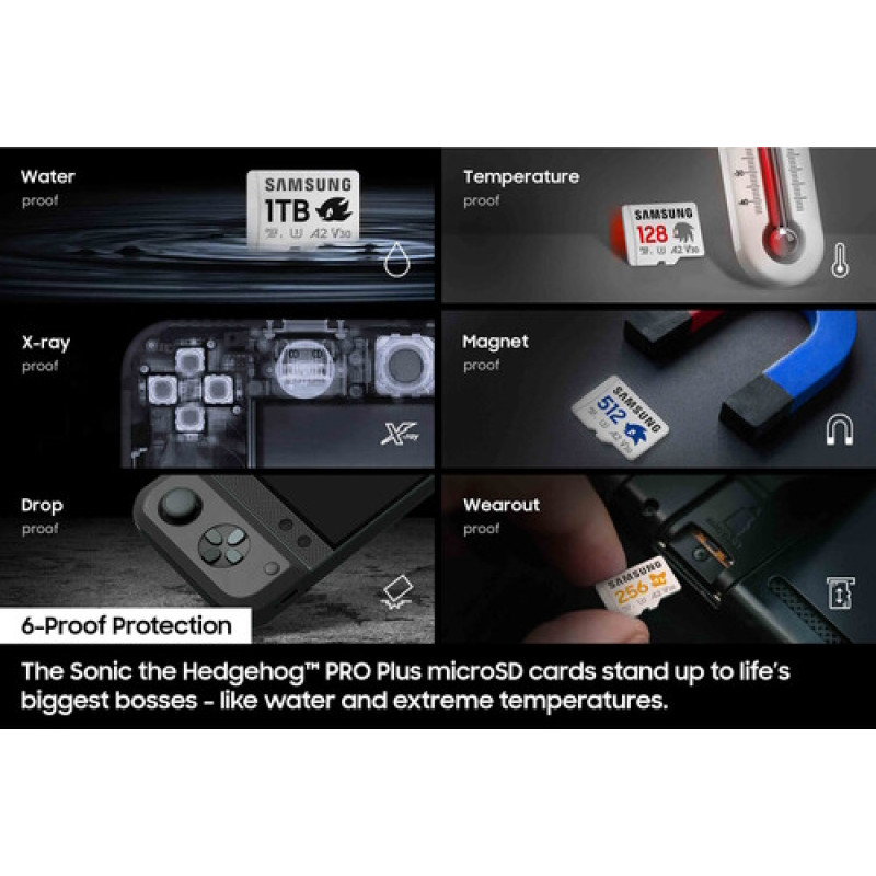 Карта пам'яті Samsung 512 GB microSDXC Pro Plus Sonic the Hedgehog (MB-MD512SA/LC1)