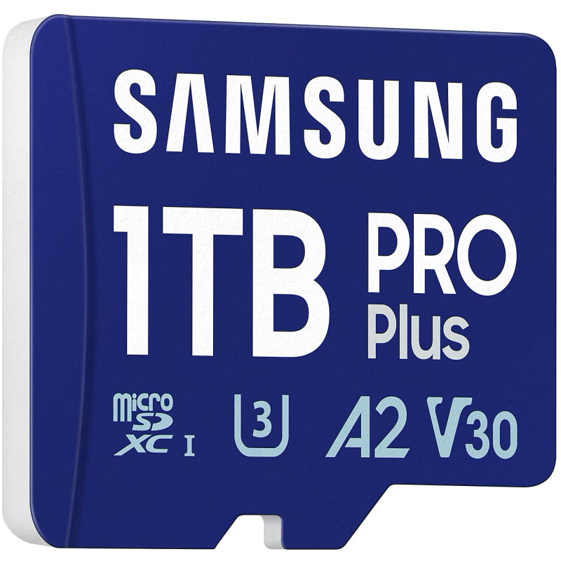 Samsung 1 TB MicroSDXC UHS-I Class 10 PRO Plus + Adapter (MB-MD1T0SA)