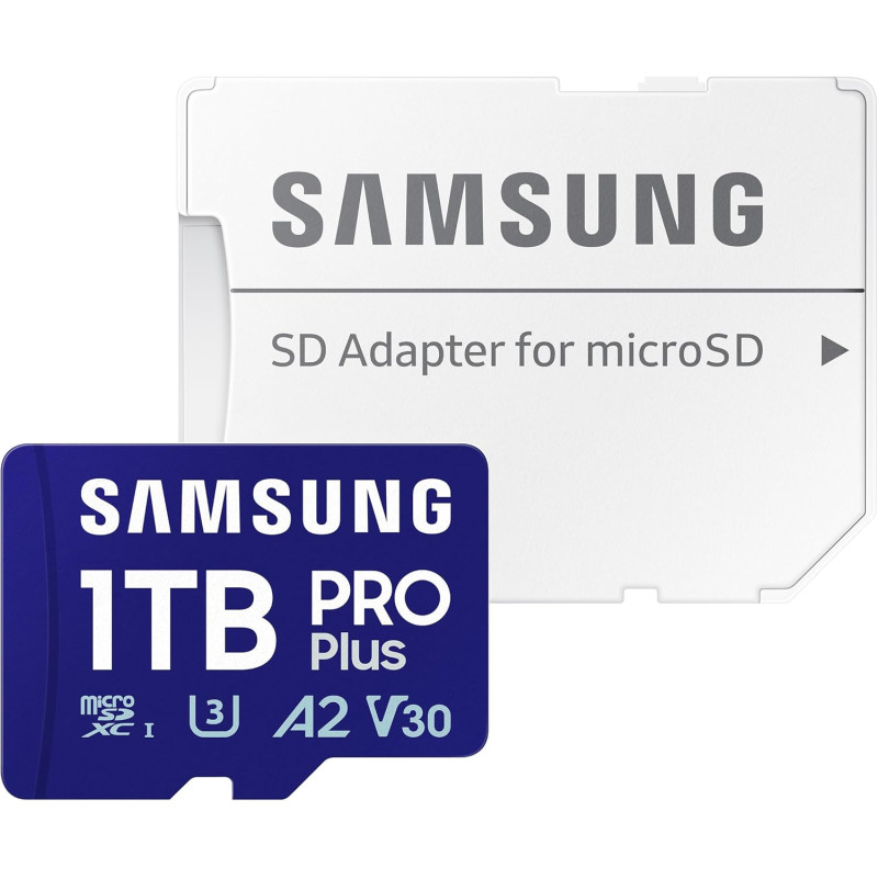 Samsung 1 TB MicroSDXC UHS-I Class 10 PRO Plus + Adapter (MB-MD1T0SA)