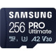 Samsung 256 GB microSDXC UHS-I U3 V30 A2 Pro Ultimate + Reader (MB-MY256SB)
