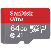 Карта пам'яті SanDisk 64 GB microSDXC UHS-I U1 A1 Class 10 Ultra (SDSQUAB-064G-GN6IA)