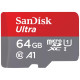 Карта пам'яті SanDisk 64 GB microSDXC UHS-I U1 A1 Class 10 Ultra (SDSQUAB-064G-GN6IA)