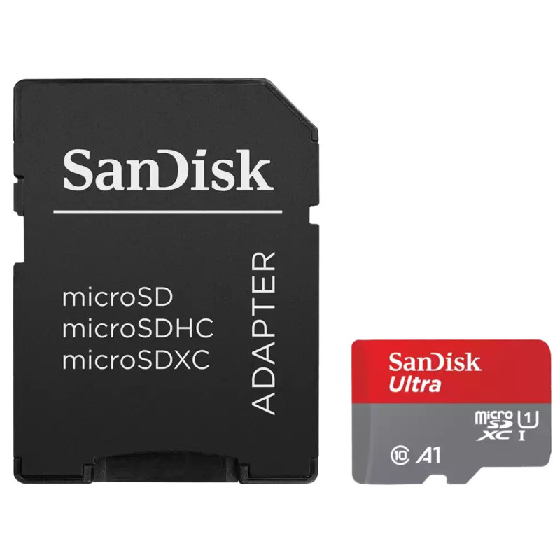 Карта пам'яті SanDisk 64 GB microSDXC UHS-I U1 A1 Class 10 Ultra (SDSQUAB-064G-GN6IA)