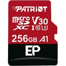 Карта памяти PATRIOT 512 GB microSDXC UHS-I U3 V30 A1 EP + SD adapter PEF512GEP31MCX