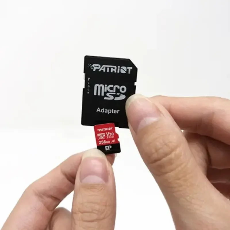 Карта пам'яті PATRIOT 512 GB microSDXC UHS-I U3 V30 A1 EP + SD adapter PEF512GEP31MCX