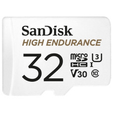 Карта пам'яті SanDisk 32 GB microSDHC High Endurance UHS-I U3 V30 + SD adapter SDSQQNR-032G-GN6IA