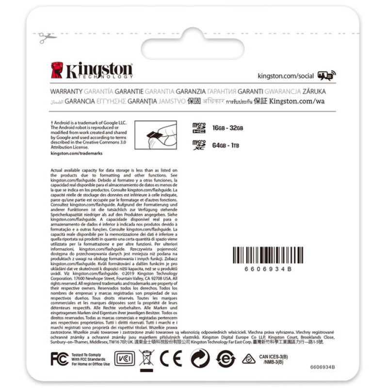 KINGSTON SDCS2/64GB-3P1A