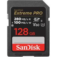 Карта пам'яті SanDisk 128 GB SDXC Class 10 UHS-II U3 V60 Extreme Pro (SDSDXEP-128G-GN4IN)
