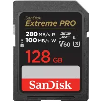Карта памяти SanDisk 128 GB SDXC Class 10 UHS-II U3 V60 Extreme Pro (SDSDXEP-128G-GN4IN)