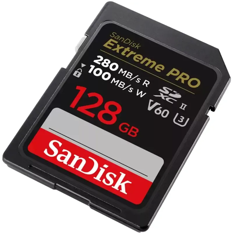 Карта памяти SanDisk 128 GB SDXC Class 10 UHS-II U3 V60 Extreme Pro (SDSDXEP-128G-GN4IN)