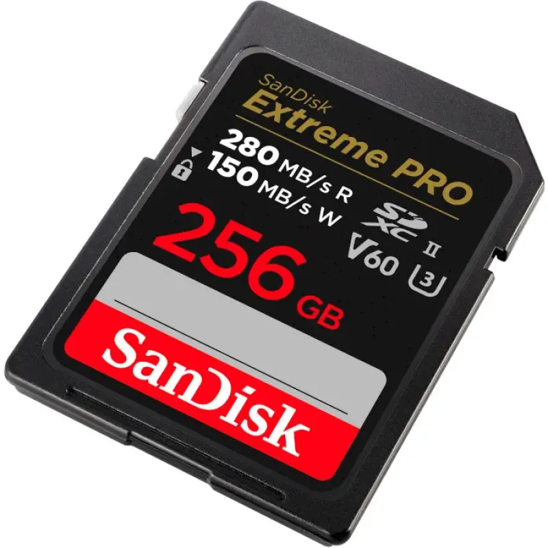 Карта памяти SanDisk 256 GB SDXC Extreme Pro UHS-II U3 V60 Class 10 (SDSDXEP-256G-GN4IN)