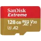 Карта пам'яті SanDisk 128 GB microSDXC UHS-I U3 V30 A2 Extreme (SDSQXAA-128G-GN6MA)