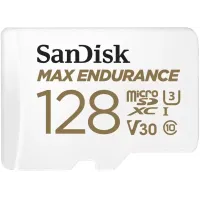 Карта памяти SanDisk 128 GB microSDXC Max Endurance UHS-I U3 V30 + SD adapter SDSQQVR-128G-GN6IA