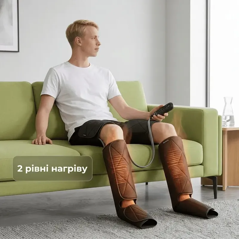 Масажер RENPHO Foot Calf and Thigh Air Massager Black (RP-ALM079H-BK)