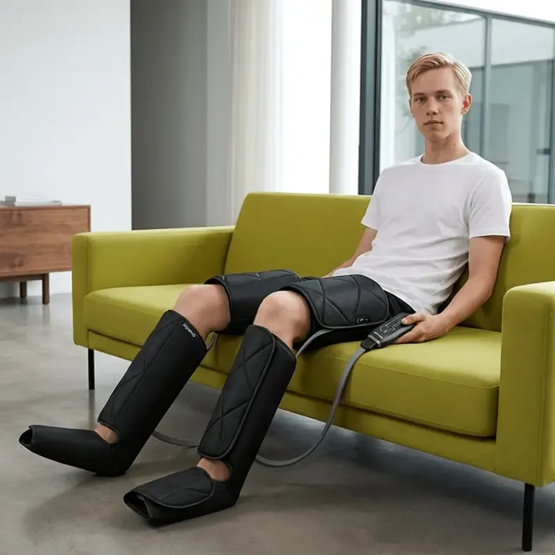 Масажер RENPHO Foot Calf and Thigh Air Massager Black (RP-ALM079H-BK)