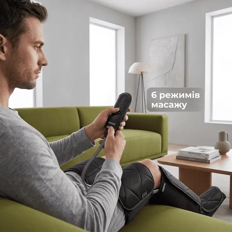 Масажер RENPHO Foot Calf and Thigh Air Massager Black (RP-ALM079H-BK)