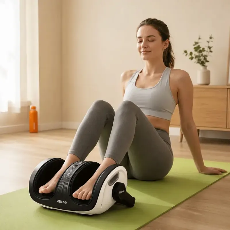 Масажер RENPHO 2-in-1 Foot and Calf Massager White (R-D001R-WH)