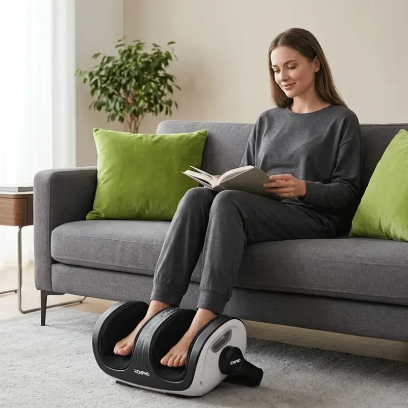 Масажер RENPHO 2-in-1 Foot and Calf Massager White (R-D001R-WH)
